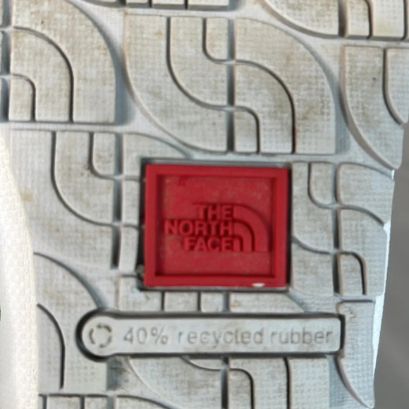 THE NORTH FACE Base Camp Ballet Flats Lime Green Grey White Mesh Perforated 10 - Picture 10 of 14